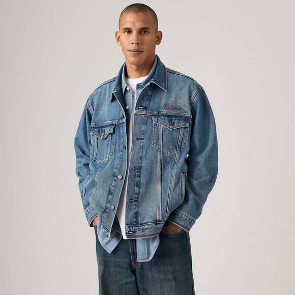 Levi's Other - Open Box - Levi's -  Men's Relaxed Fit Trucker Jacket Mid Day Rodeo